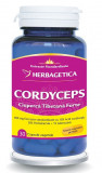 Cordyceps ciuperca tibetana forte 30cps, Herbagetica