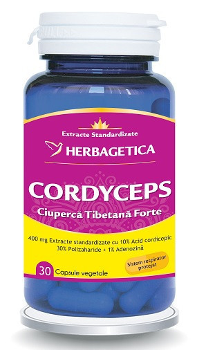 Cordyceps ciuperca tibetana forte 30cps