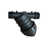 Filtru din plastic cu sita, pentru teava picurare, negru, Nr-4456, 1&quot;1/2