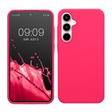 Husa Kwmobile pentru Samsung Galaxy A35, Roz, Silicon, KWM000021PA004C, Carcasa