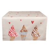 Cumpara ieftin Traversa masa bumbac Ice Creams 50x140 cm