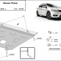 Scut motor metalic Nissan Pulsar 2014-prezent