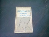 OEUVRES POETIQUES - RIMBAUD