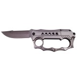 Cumpara ieftin Briceag de vanatoare DEPOX&reg;, Battlestar Blade, otel inoxidabil, 21.5 cm, argintiu