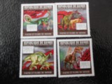 GUineea -Fauna disparuta,dinozauri-serie completa ,MNH, Nestampilat