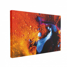 Tablou Canvas Abstract Red 50 x 70 cm, 100% Bumbac foto