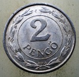 1.576 UNGARIA WWII 2 PENGO 1943, Europa, Aluminiu