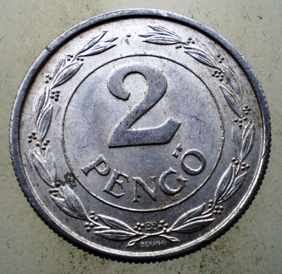 1.576 UNGARIA WWII 2 PENGO 1943 foto