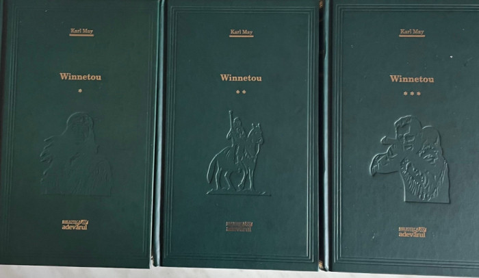 Winnetou Karl May - (3 volume) (Adevarul)