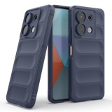 Husa wave, compatibila cu Xiaomi Redmi Note 13 5G, Grip Anti-Soc, Tpu, Navy Blue, ALC MOBILE