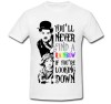 Tricou &quot; Down Charlie Chaplin &quot;