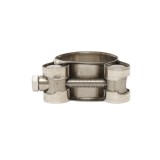 Colier de forta inox W1 cu surub pentru furtunuri 26-28 mm Breckner Germany