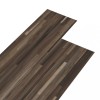 Placi de pardoseala autoadezive, maro dungi, 5,02 m&sup2;, PVC, 2 mm