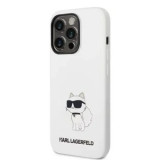 Cumpara ieftin Husa Karl Lagerfeld Liquid Silicone Choupette NFT iPhone 14 Pro White