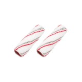 Cumpara ieftin Set 2 Rezerve rulou trafalet, rosu cu gri, Nr-9, 230 mm