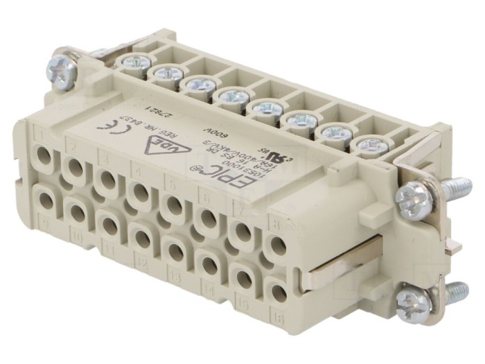 Conector mamă HDC 16 pini 16A