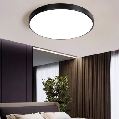 Plafoniera LED LUMA, 48W, Lumina Rece, Negru ModernLight Concept foto