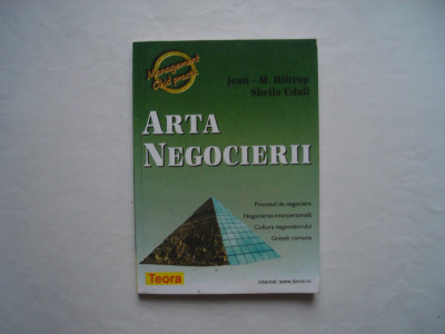 Arta negocierii - Jean M. Hiltrop, Sheila Udall foto