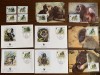 Camerun - maimuta - babuin - serie 4 timbre MNH, 4 FDC, 4 maxime, fauna wwf