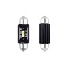 Set becuri auto cu LED CANBUS sofit compatibil C5W 1 SMD 36mm Alb 12/24V, destinat competitiilor auto sau off-road