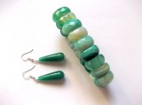Set bratara si cercei cu agate 42483