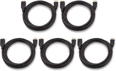 Set 5 cabluri HDMI tata HDMI tata, High Speed, 1.8m, 4K @ 60Hz, AWM, negru foto