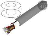 Cablu ecranat Alpha Essential C&amp;C 6x2x24AWG - Folie Al-PET PVC