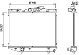 Radiator apa Toyota Starlet, 1984-1989 Motor 1,0/1,3 Benzina, Aluminiu/Plastic Brazat, 448x325x16, SRL, OE: 1640010010; 1640010011; 1640010020; 16400