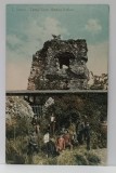 TURNU SEVERIN , TURNUL SEVER. GRADINA PUBLICA , CARTE POSTALA ILUSTRATA , INCEPUT DE SECOL XX