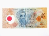 Rara! Brazilia 10 Reais 2000 bancnota comemorativa la cel mai mic pret,vedeti imaginile