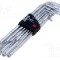 Set chei imbus, otel crom-vanadium, HEX 1,5mm, HEX 2,5mm, HEX 2mm, HEX 3mm, HEX 4mm, HEX 5mm, HEX 6mm, HEX 7mm, HEX 8mm, HEX 9mm, HEX 10mm, WIHA - 364