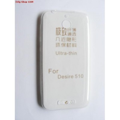 Husa Silicon Ultra Slim HTC Desire 510 Transparent foto