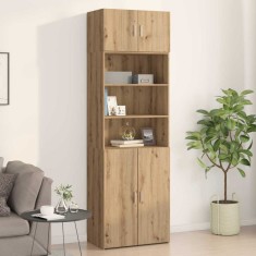 vidaXL Dulap de perete Pe perete stejar artizanal 70 x 42.5 x 40 cm