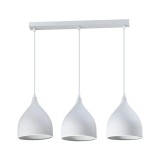 Cumpara ieftin Lustra Perce I metal alb 50x17x100 cm