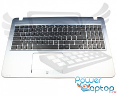 Tastatura Laptop Asus X540LJ neagra cu Palmrest gri foto