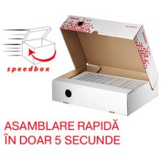 Cutie arhivare carton reciclat Esselte Speedbox Eco 80 mm A4