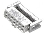 Conector IDC mufă mamă 14 PIN 1,27mm 2,5A pentru cablu-bandă