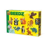 Set creativ Beedz - Margele de calcat Animalele Lumii, SES Creative