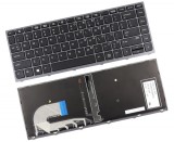 Tastatura HP Neagra 7J1570 cu Rama Gri iluminata backlit, PK131CA2A00 cu Rama Gri iluminata backlit,