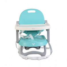 Scaun de masa, inaltator copii Cangaroo Papaya Turquoise GreatGoods Plaything foto