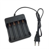 Incarcator Acumulatori 18650 Li-Ion, 4 Sloturi, Protectie Supraincarcare, Indicator LED