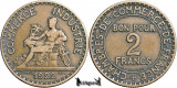 1922, 2 Francs - A Treia Republică Franceză - Franta