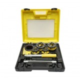 Trusa filiere 1/2, 3/4, 1, 1-1/4 inch BSPT cu clichet pentru tevi Crownman