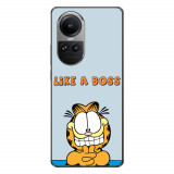 Husa compatibila cu Oppo Reno10 5G Silicon Gel Tpu Model Garfield Like A Boss