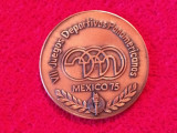Medalie sportiva - Jocurile Panamericane MEXICO 1975 (a-VII-a editie)