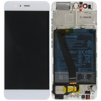 Huawei P10 (VTR-L09, VTR-L29) Capac frontal al modulului de afișare + LCD + digitizer + baterie aurie 02351DJF foto