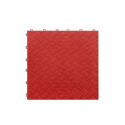 Pardoseala modulara plina PP 40x40x1.8cm garaj trafic intens Rosu Cod: PM10010 foto