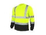 Bluza T-REF fluorescent galben cu dungi reflectorizante, marimea XXXL, Artmas ART703010