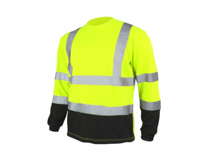 Bluza T-REF fluorescent galben cu dungi reflectorizante, marimea XXXL, Artmas ART703010