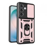 Husa pentru Samsung Galaxy S26 Plus S947, Techsuit, CamShield, Roz Aurie